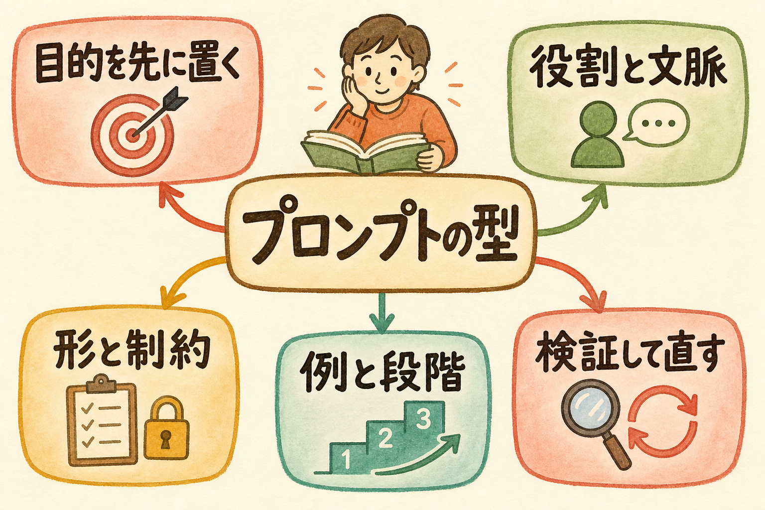 プロンプトの「型」——AIへの指示が安定する組み立て方の基本