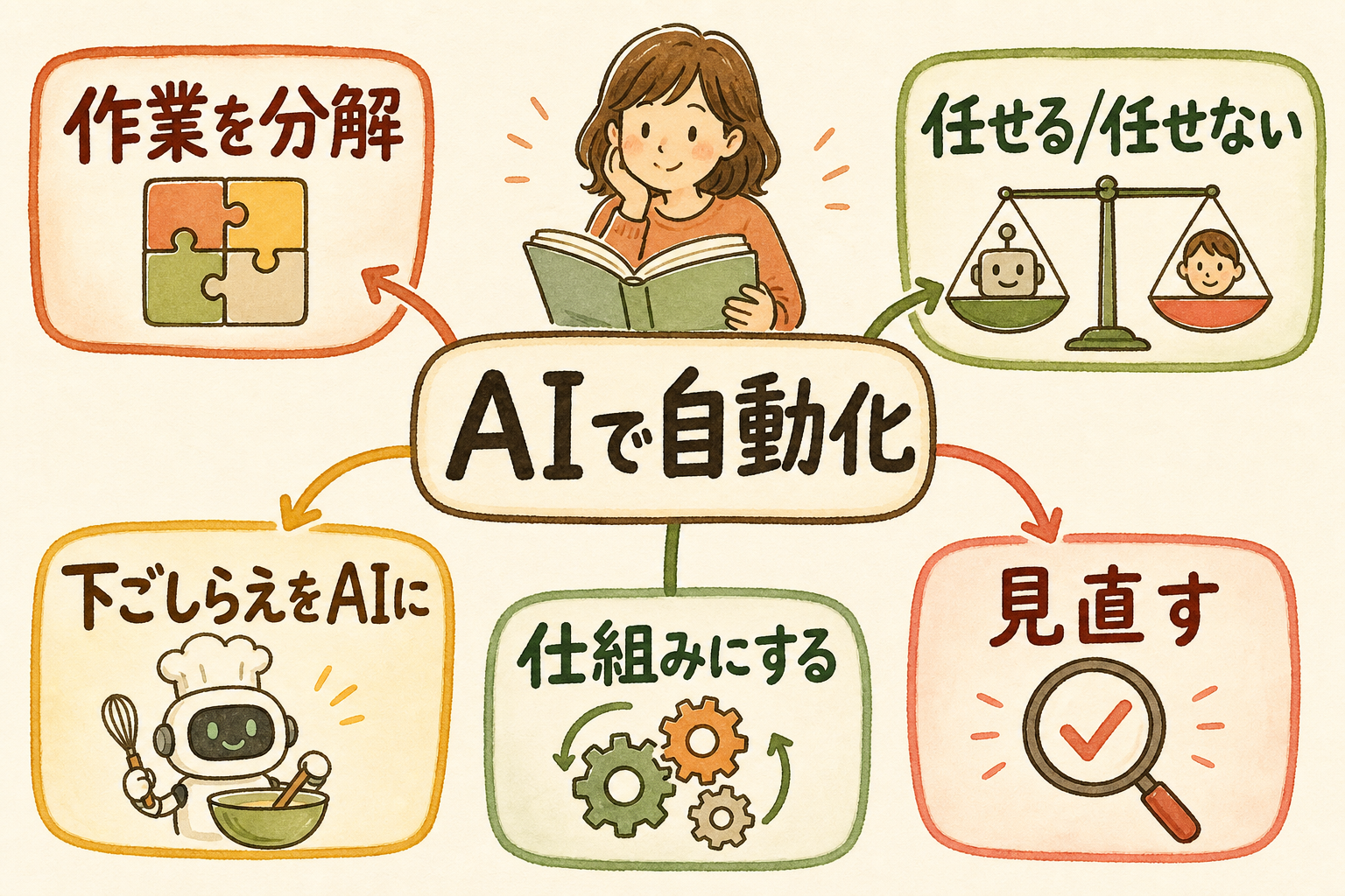 AIに作業を任せる——"丸投げ"しない自動化の考え方